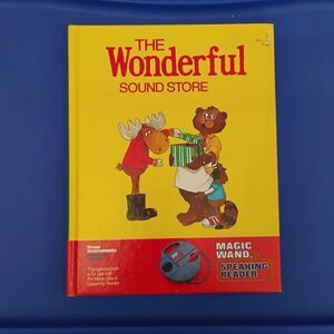 Vintage 1982 Texas Instruments Magic Wand Reader Book The Wonderful Sound Store